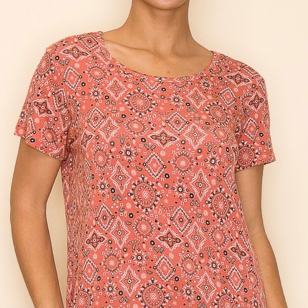 Western print shirt
